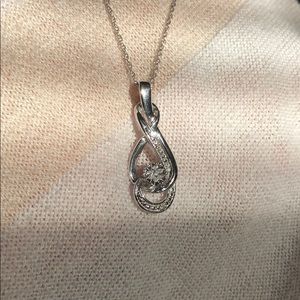 Sterling silver necklace with a pendant